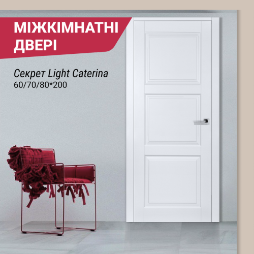 Міжкімнатні двері Секрет Light Caterina
