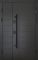 Двері з фанери модель Palermo (Колір RAL 9005 + вулична Чорна шагрень) комплектація COTTAGE 1200