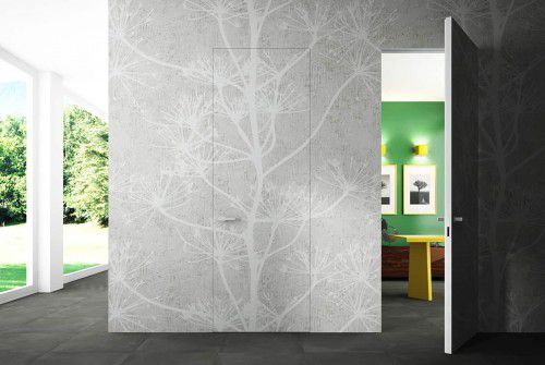 Двери скрытого монтажа под покраску Inizio Bianco New