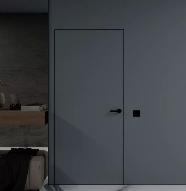 Двері прихованого монтажу Alum Unique фарбовані